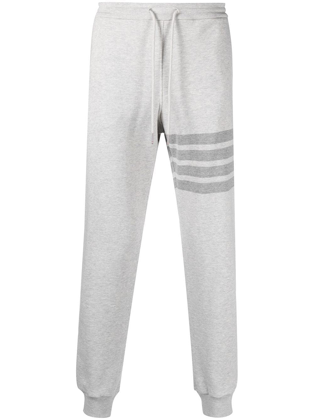 Quần Sweatpants Dây Rút 4-Bar Bằng Cotton Màu Xám Cho Nam