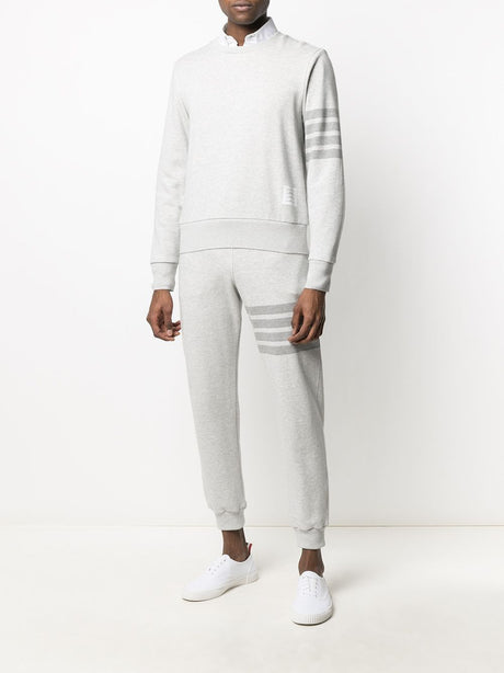 THOM BROWNE Men's Drawstring Sweatpants in Grey