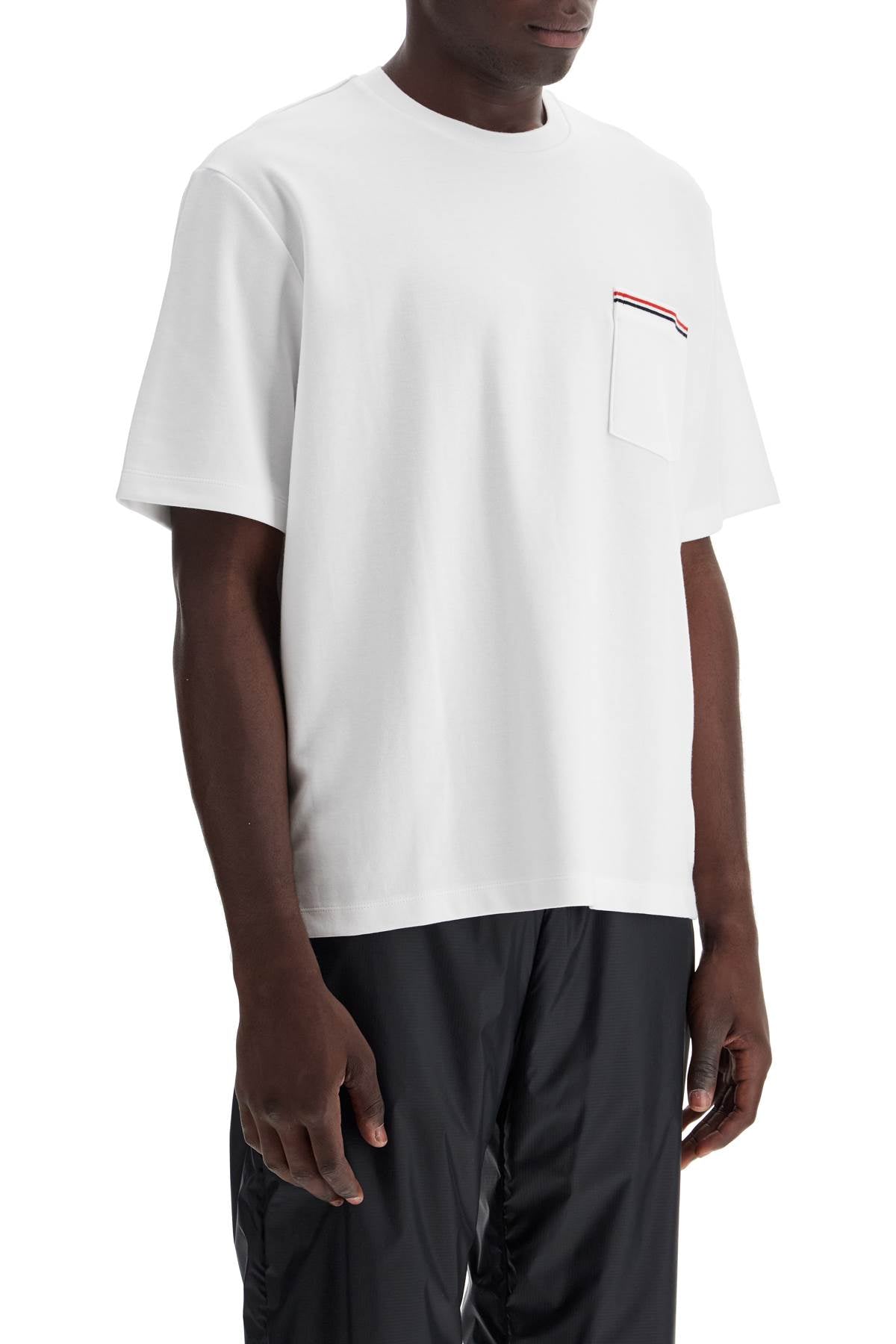 THOM BROWNE Oversized Crew Neck T-Shirt - Size 3