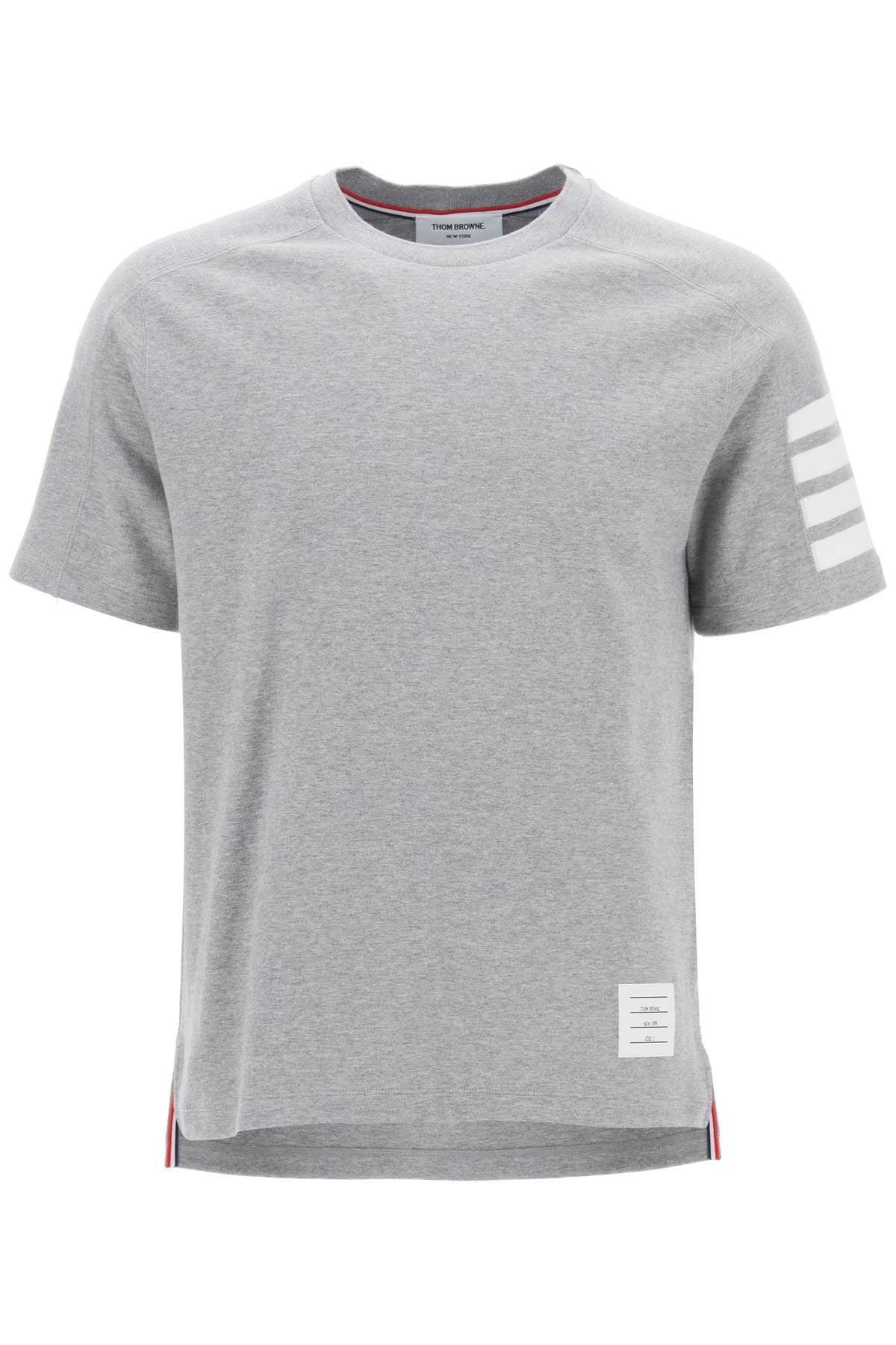 THOM BROWNE Classic Cotton Crew T-Shirt for Men - SS24 Collection