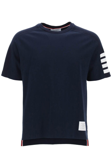 THOM BROWNE Classic Cotton Crew T-Shirt for Men - SS24 Collection