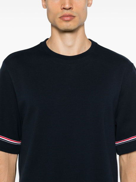 THOM BROWNE Men's Cotton RWB Stripe T-Shirt