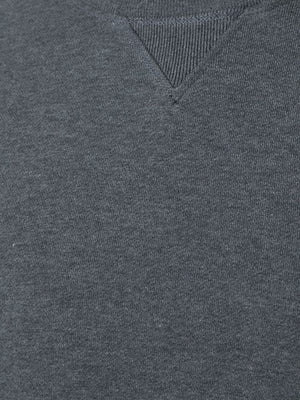 THOM BROWNE MEN'S GREY COTTON CREWNECK SWEATSHIRT FOR FW23