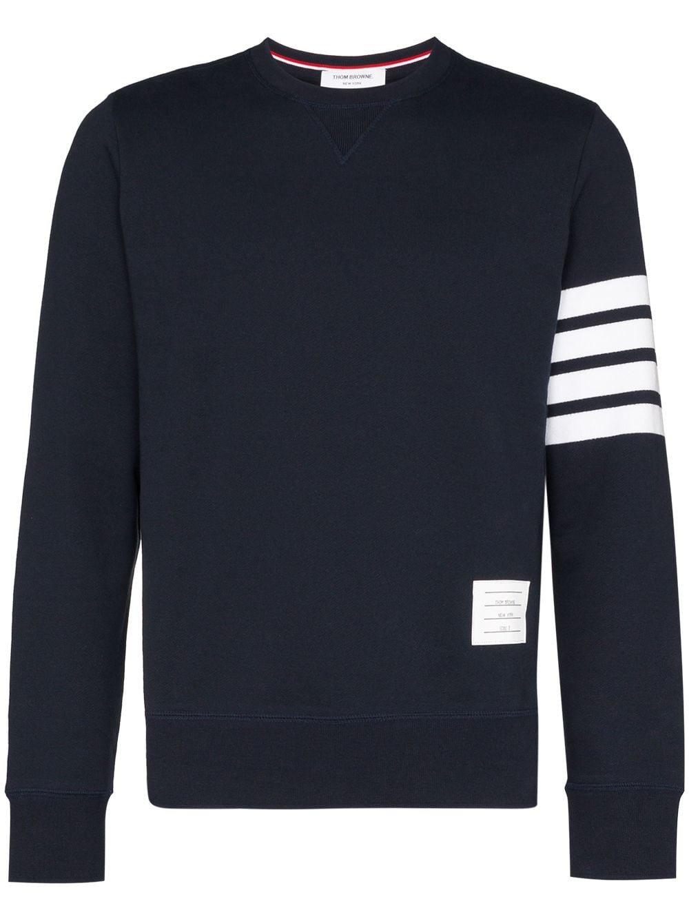 Áo Sweatshirt Xanh Navy 4 Sọc Cho Nam