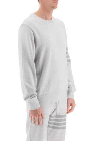 Áo Sweat Crew Neck LTGREY Nam THOM BROWNE cho SS24