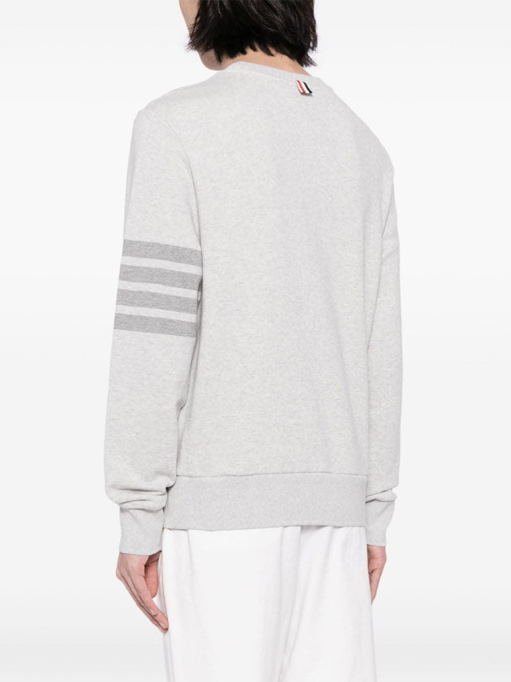 Áo Sweat Crew Neck LTGREY Nam THOM BROWNE cho SS24