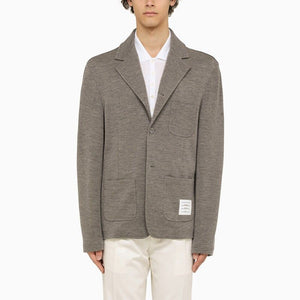 Áo Jacket Đơn Giản Nam Màu Xám – 100% Wool