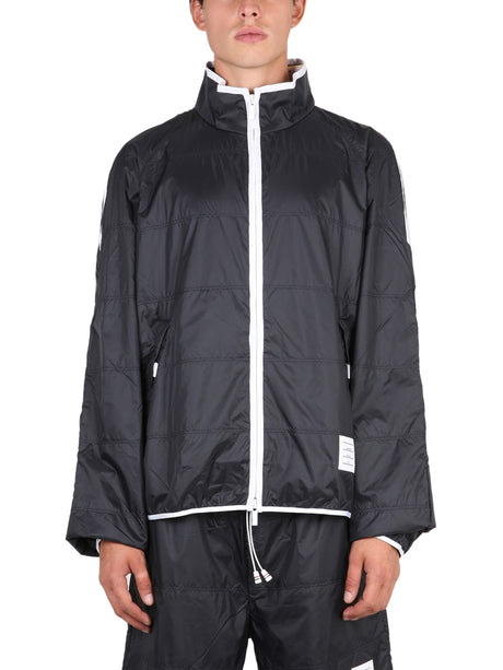 THOM BROWNE Ripstop High Neck Sports Jacket for Men