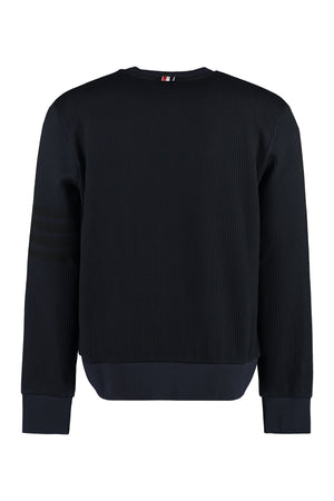 THOM BROWNE Men's Cotton Crew-Neck Sweatshirt for SS23