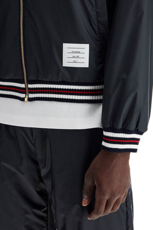 THOM BROWNE Oversized Zip-Up Jacket for Men - FW24