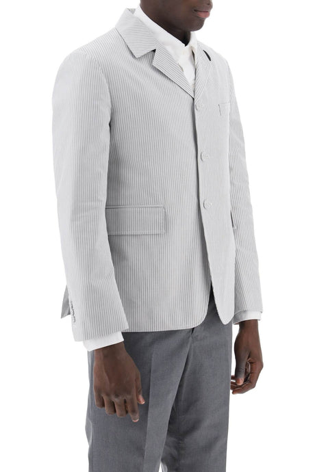 THOM BROWNE Multicolor Striped Deconstructed Jacket for Men