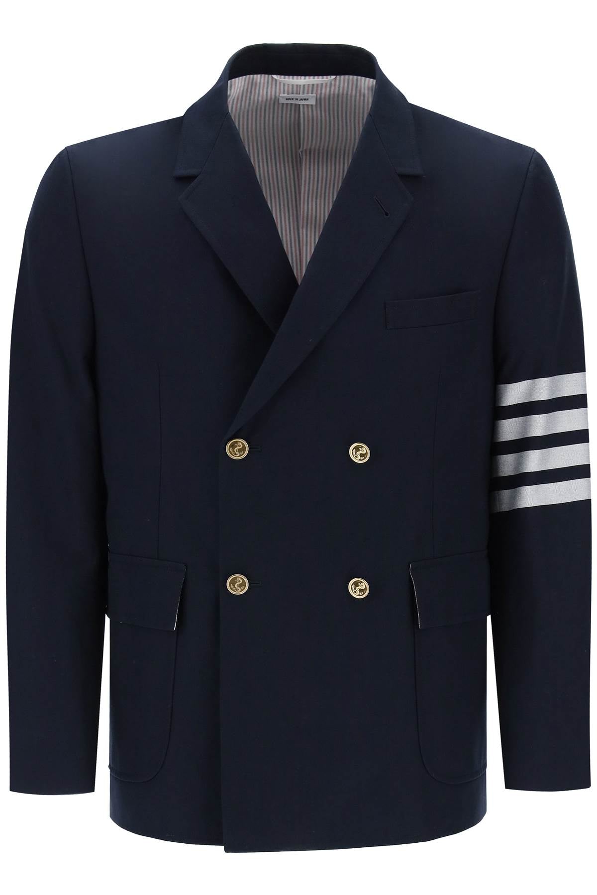 Nautical Detail Double-Breasted Jacket