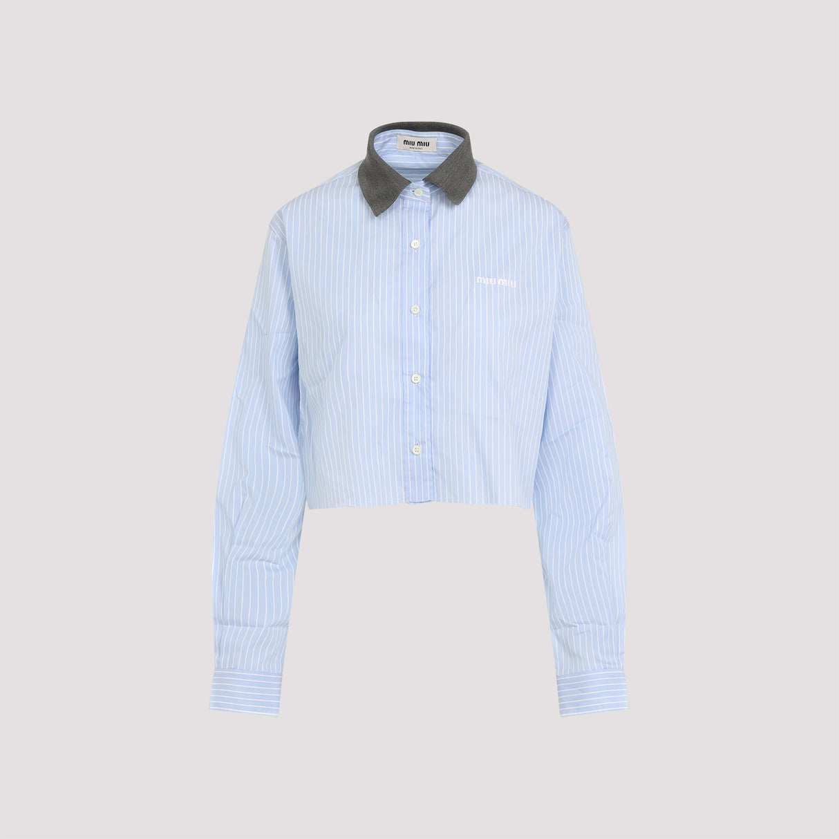 MIU MIU Cotton Shirt for Women - SS25 Collection