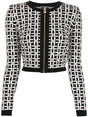 ELISABETTA FRANCHI Chic Cropped Mini Cardigan