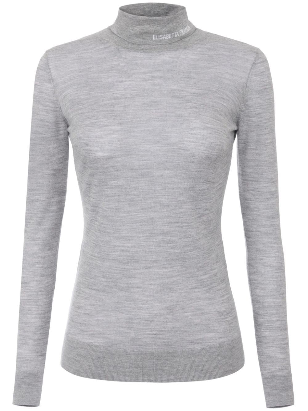 ELISABETTA FRANCHI High Neck Knit Top for Women - Perfect for Fall 2024