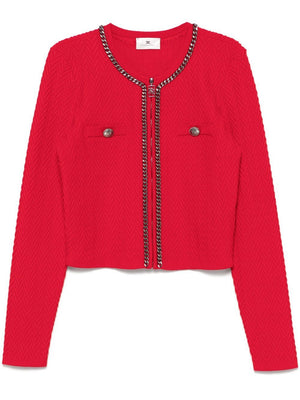 ELISABETTA FRANCHI Chic Knitwear Sweater for Women - Perfect for FW24