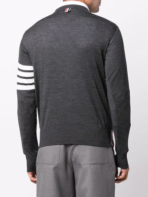 THOM BROWNE 24SS Men's Grey Tunic Sweater