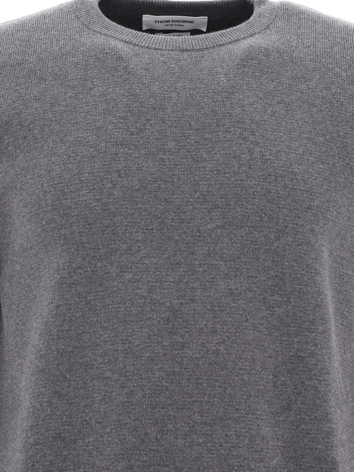 THOM BROWNE Gray 4-Bar Sweater for Men