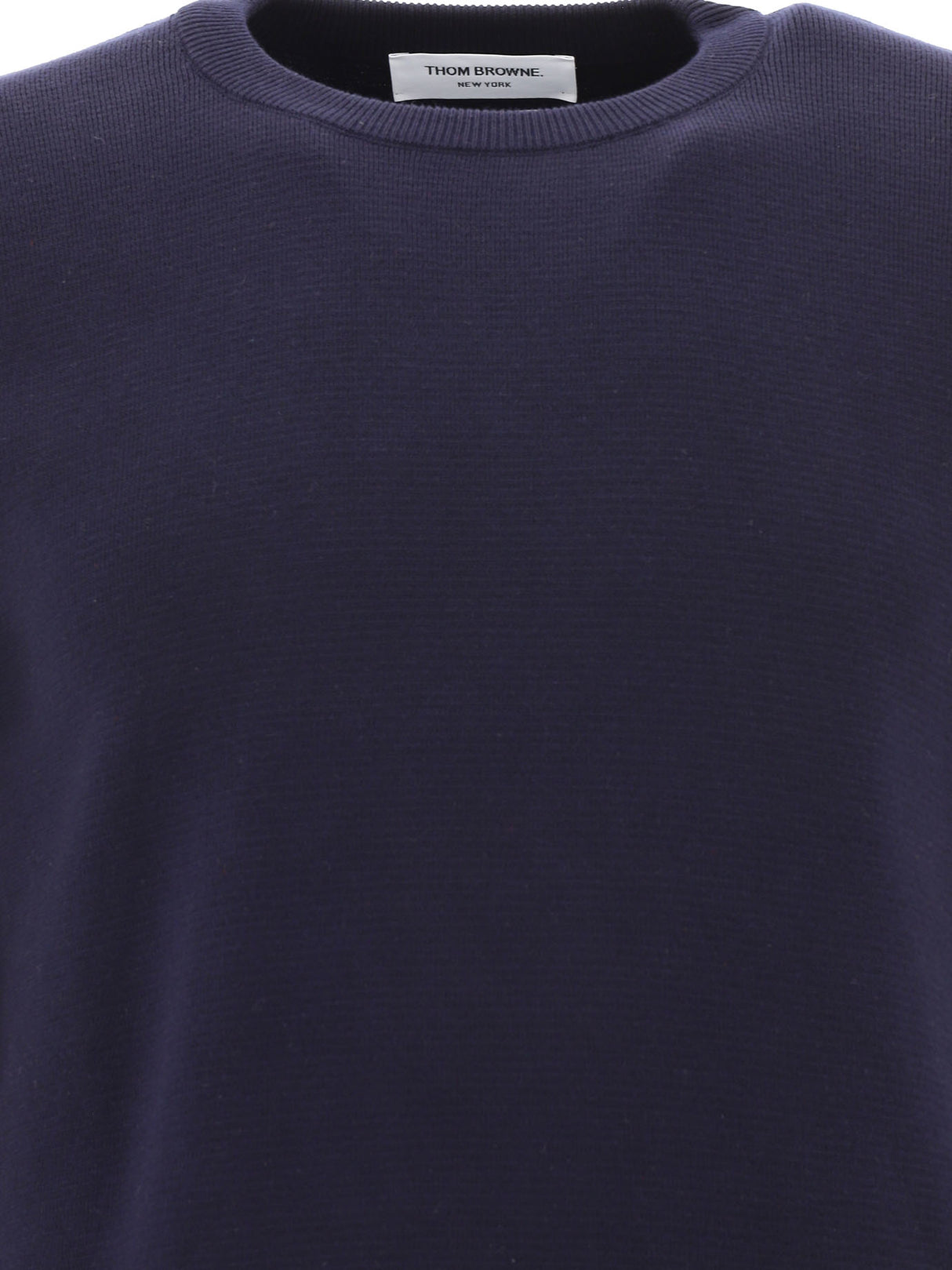 THOM BROWNE Navy 4-Bar Sweater for Men