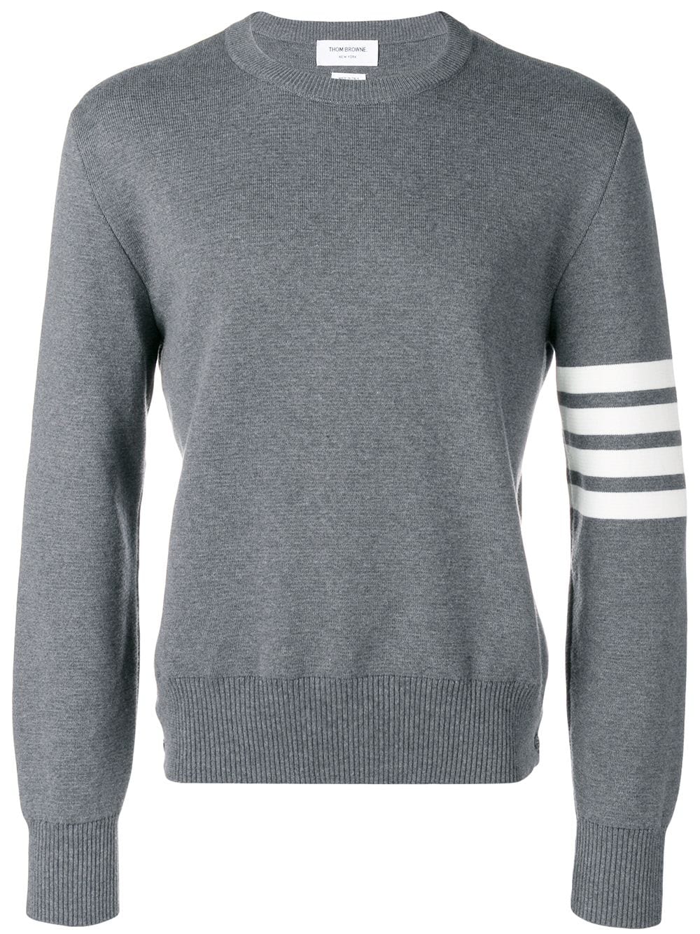 THOM BROWNE Classic 4-Bar Cotton Sweater