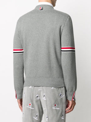 THOM BROWNE Grey 24SS Men's Fashion Sweater