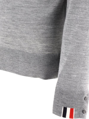 THOM BROWNE Tunic Tops for Men in Grey - 2024 Fashion Season