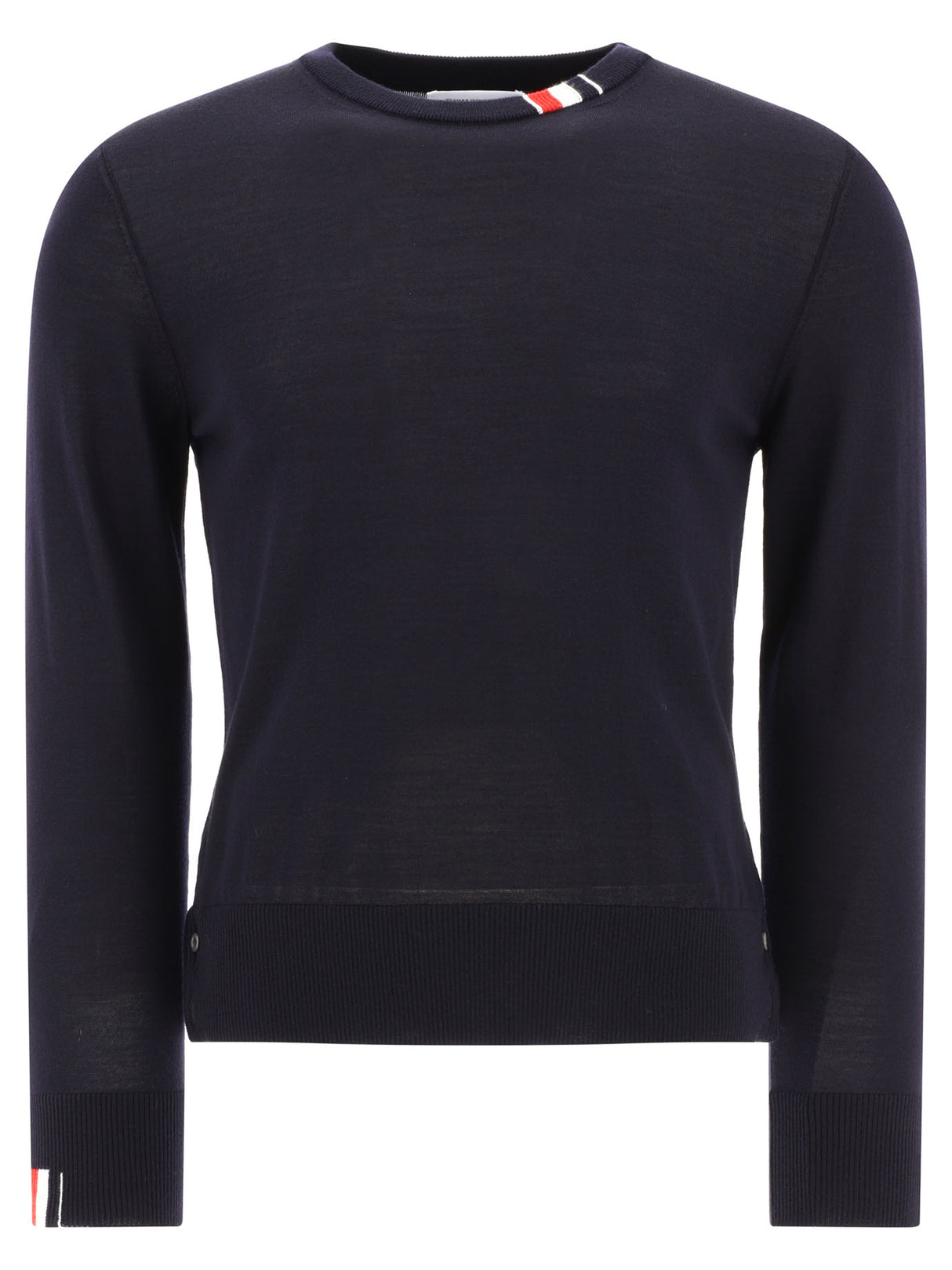 THOM BROWNE Blue Stitch Sweater for Men - Relaxed Fit