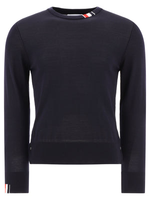 Blue Stitch Sweater for Men - Relaxed Fit