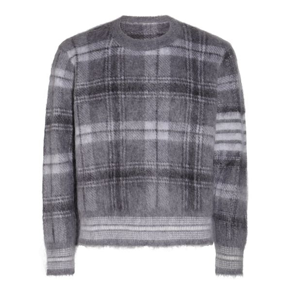 THOM BROWNE Timeless Tartan Crewneck Jumper