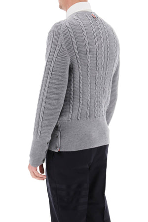 Men's Classic Wool Sweater with RWB Detail