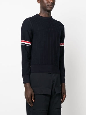 THOM BROWNE Blue Men's 24SS Sweater