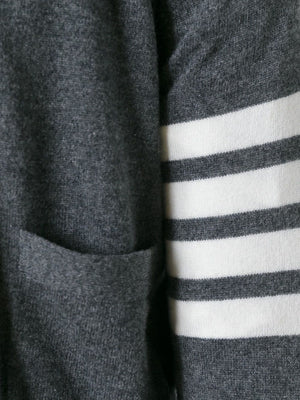 THOM BROWNE 4-Bar Cashmere Cardigan