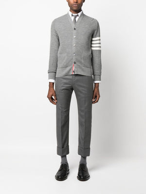 THOM BROWNE Grey Tunic Top for Men - 24SS Collection