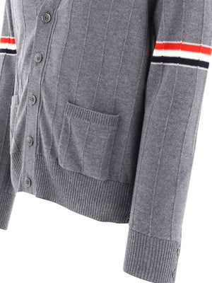 THOM BROWNE Men's 24SS Grey Tunic Cardigan