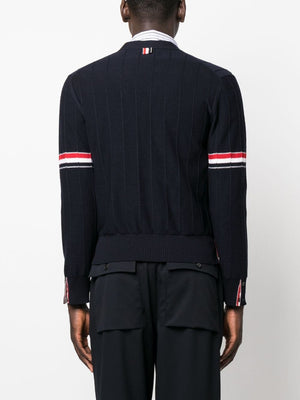 THOM BROWNE Blue Long Tops for Men - 24SS Collection