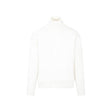 BALLY Men's White Turtleneck Wool Sweater for FW23