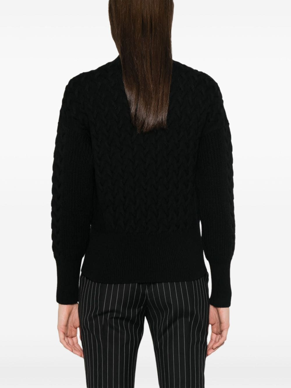 HERNO Wool Knit T-Shirt for Women