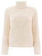 HERNO Alpaca Blend Metallic Turtleneck Sweater - Regular Fit