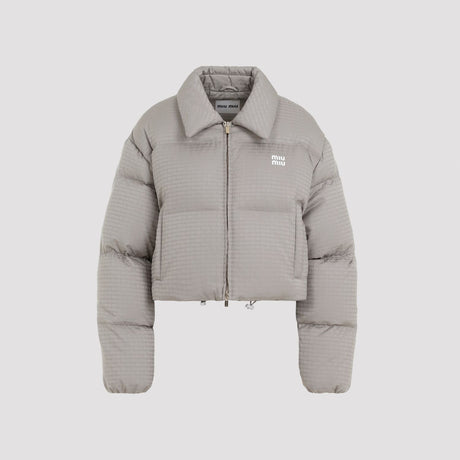 MIU MIU Chic Mini Grey Down Jacket