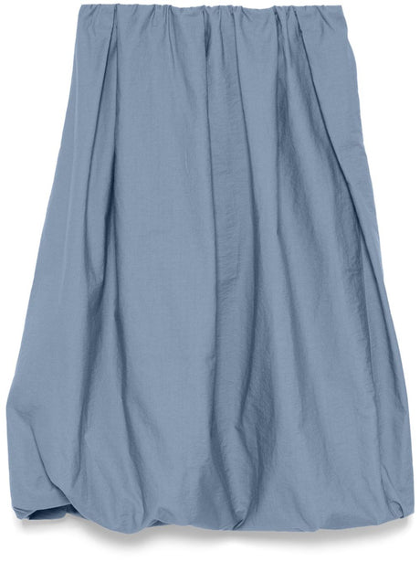 BRUNELLO CUCINELLI Cotton Midi Skirt with Elasticated Waistband