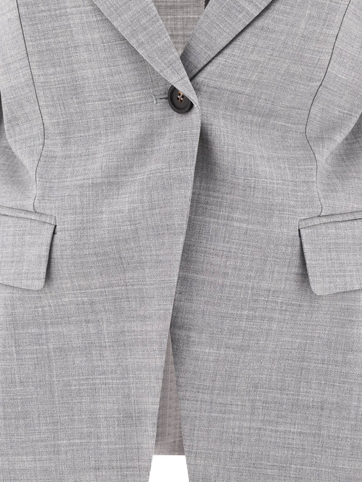 BRUNELLO CUCINELLI Grey Suit Jacket for Women - 24SS Season