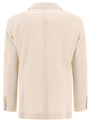 Áo Blazer Beige Deconstructed SS24 cho Nam