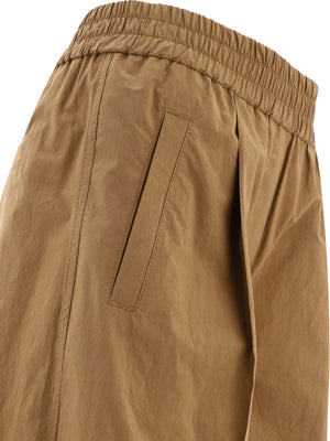 BRUNELLO CUCINELLI 24SS Women's Brown Straight Pants