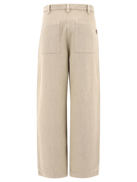 女式休闲宽松裤（灰色）－SS23收藏