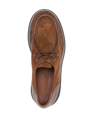 MAISON KITSUNÉ Suede Leather Derbies for Men