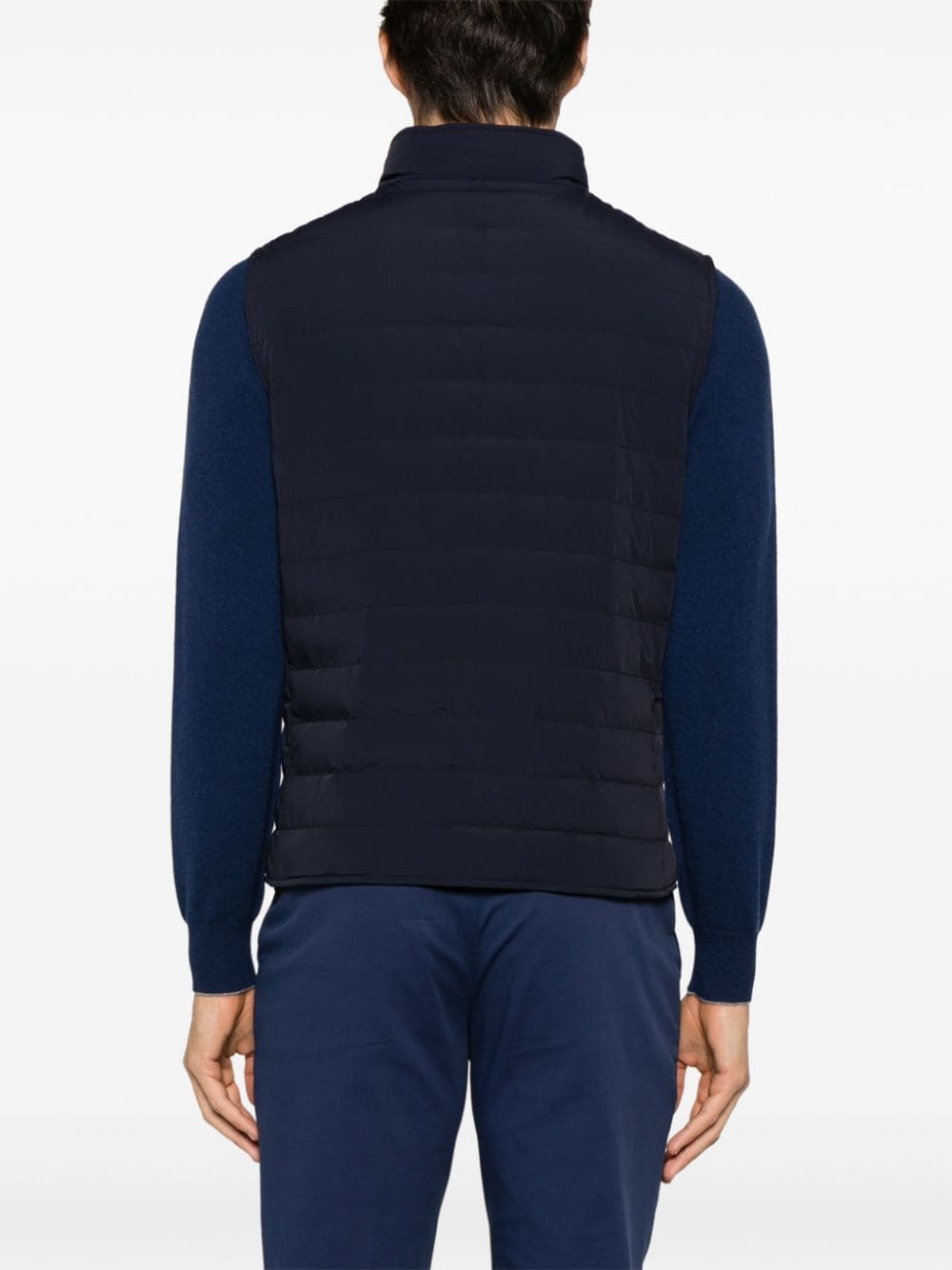 BRUNELLO CUCINELLI Elegant Navy Padded Vest