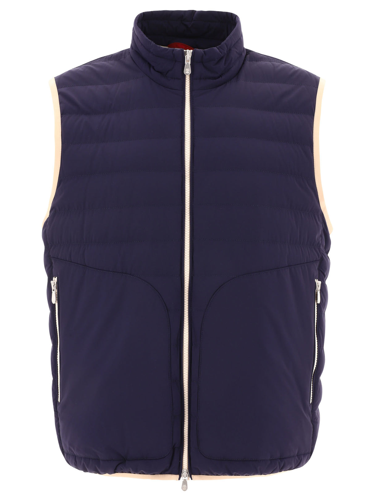 BRUNELLO CUCINELLI Men's Lightweight Down Vest - Navy