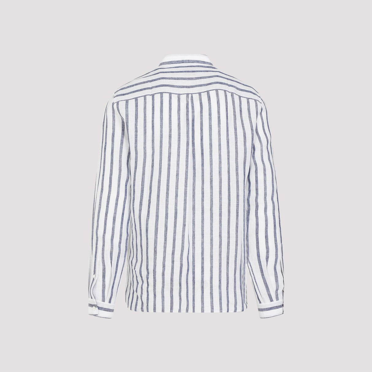 BRUNELLO CUCINELLI Classic Striped Button-Up Shirt for Men