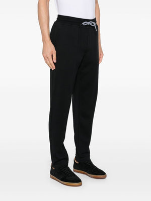 Quần Sweatpants Dáng Thẳng Pha Cotton Lịch Lãm