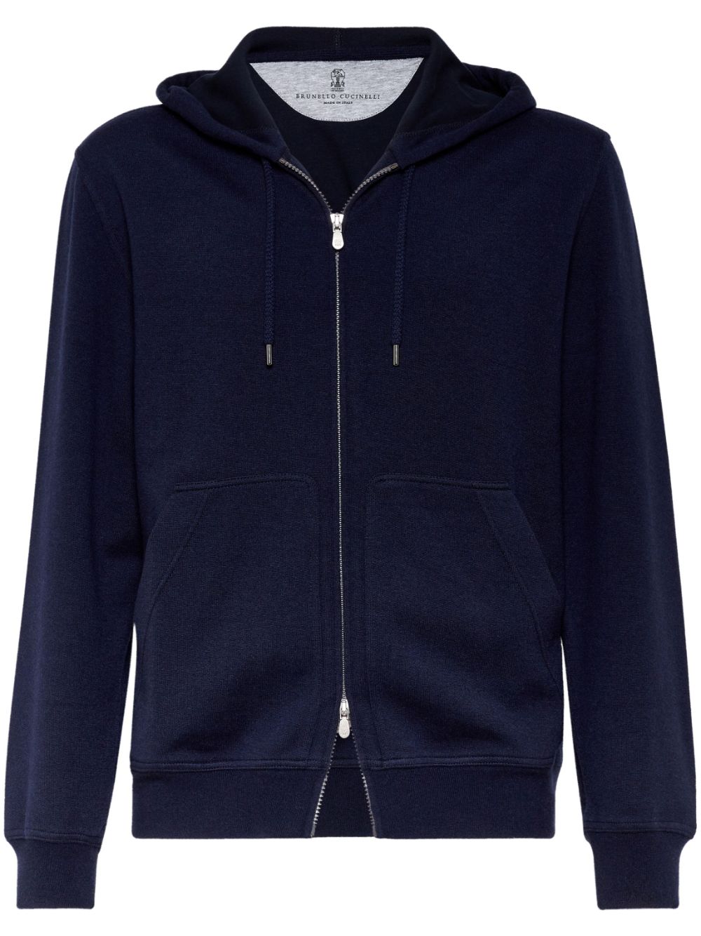 BRUNELLO CUCINELLI Luxury Cashmere Blend Zip-Up Hoodie